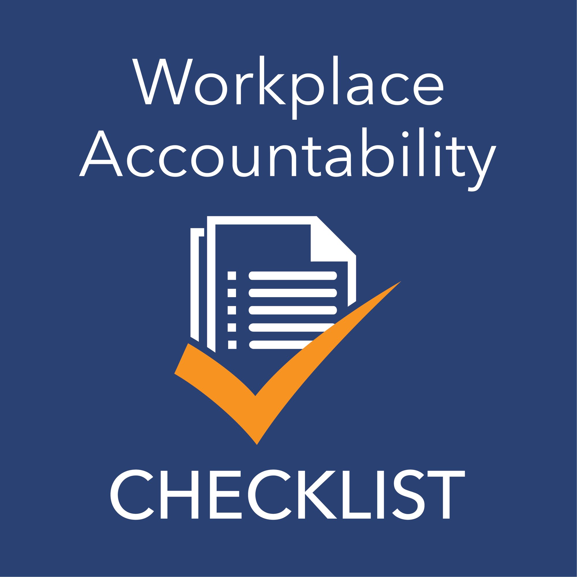 workplace accountability checklist